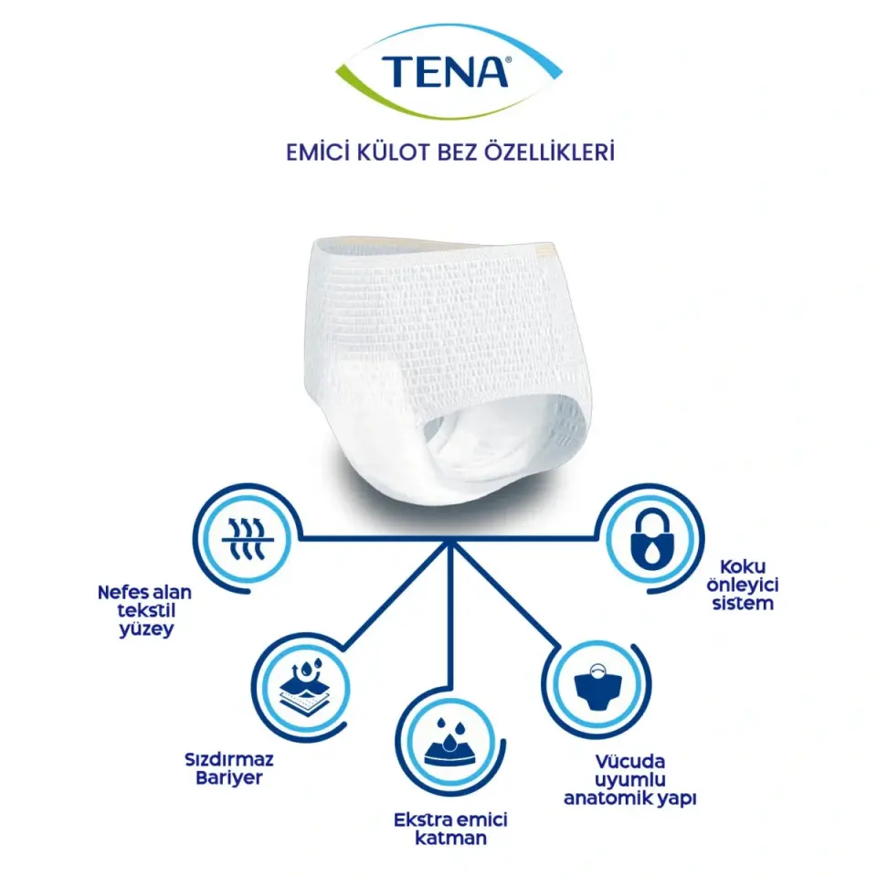 TENA Pants Night Super (10 lu) M (7,5 Damla)