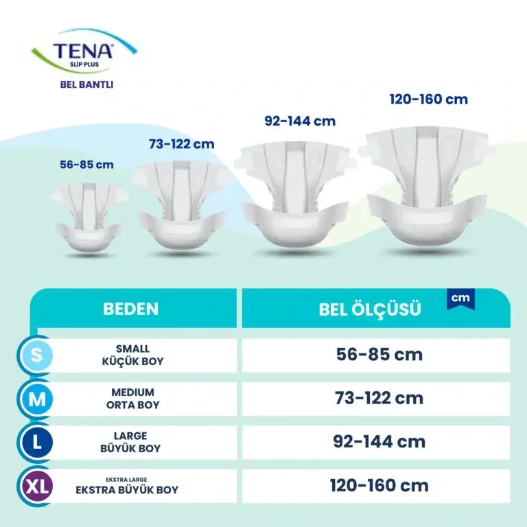 TENA Slip Plus (30 lu) M (6 Damla)