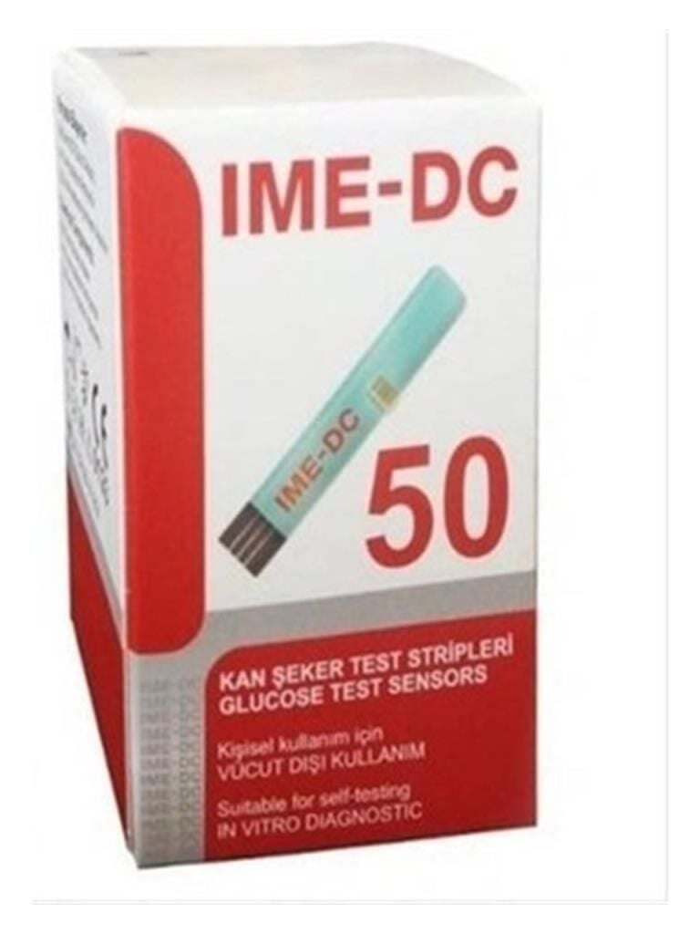 İme-Dc Ds-2 Kan Şeker Ölçüm Stripleri (1Kutu=50 Adet)