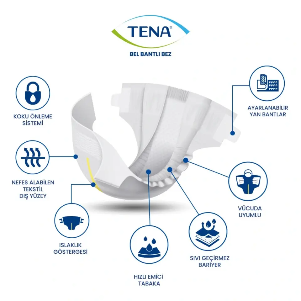 TENA Slip Maxi (24 lü) M (8 Damla)