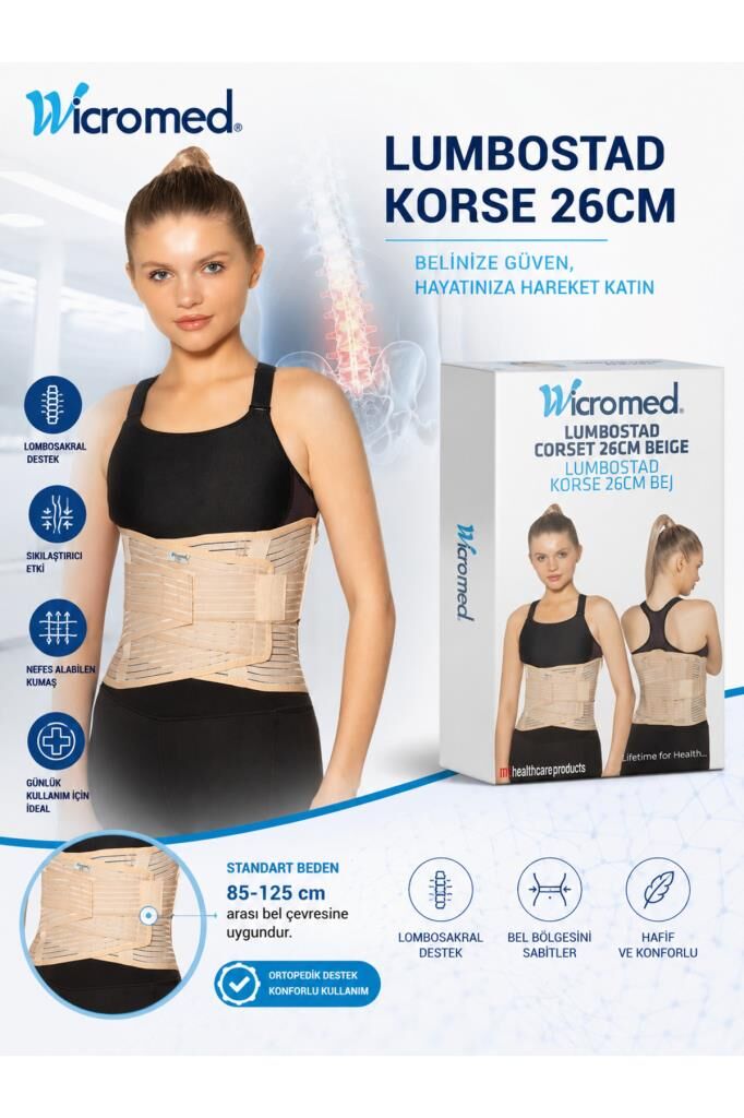 Wicromed Lumbostad 26 cm Korse (Standart)