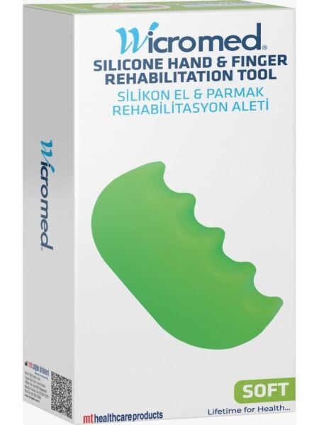 Wicromed - 1428 - Silikon El & Parmak Rehabilitasyon Aleti Kırmızı