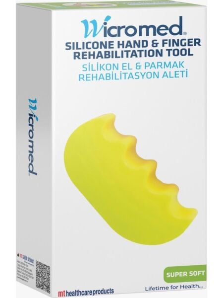 Wicromed - 1428 - Silikon El & Parmak Rehabilitasyon Aleti Kırmızı