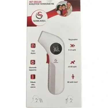 Semcares AET-R612A Alın ve Kulaktan Ateş Ölçer