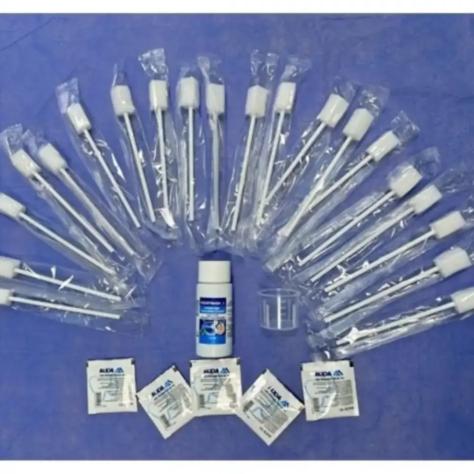 AQUA POŞETLİ AĞIZ BAKIM SETİ PEROKSİTLİ 20 SWABLI