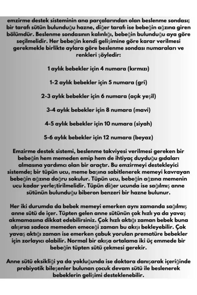 FİXFLEX EMZİRME DESTEK SİSTEMİ (EDS) SETİ 0-1 AYLIK NO:04 KIRMIZI