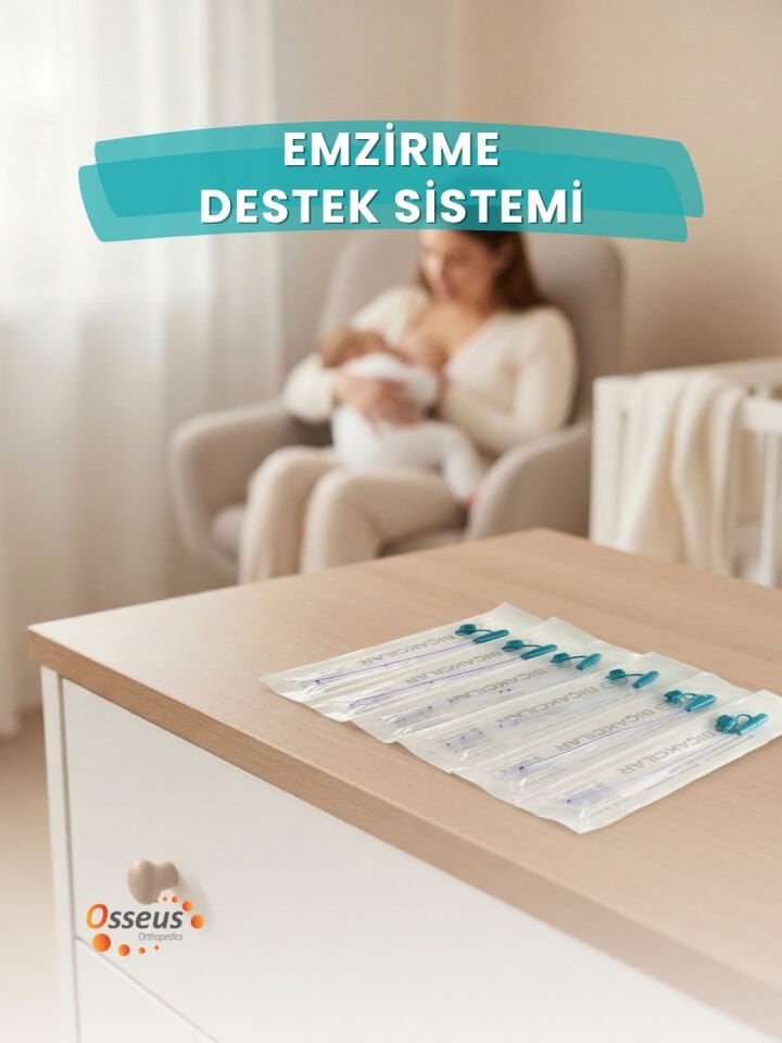 FİXFLEX EMZİRME DESTEK SİSTEMİ (EDS) SETİ 3-4 AYLIK NO:08 MAVİ