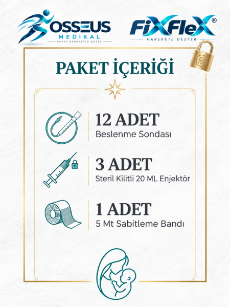 FixFlex Emzirme Destek Sistemi (EDS) Seti 3-4 Aylık No:08 Mavi