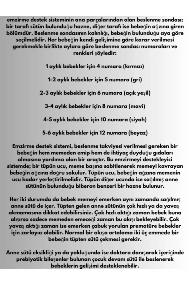 FixFlex Emzirme Destek Sistemi (EDS) Seti 4-5 Aylık No:10 Siyah