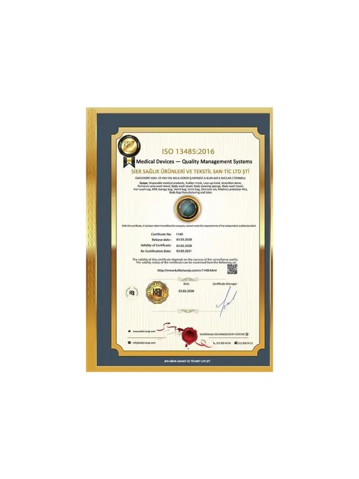 Soly Maske 3 Katlı Lastikli Meltblown 50 adet Beyaz