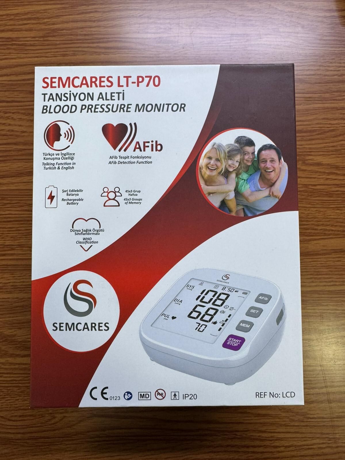SEMCARES LT-P70 KOLDAN KONUŞAN ŞARJLI TANSİYON ALETİ