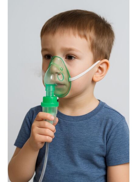 Awamed Nebulizatör Maskesi Hazneli Pediatrik