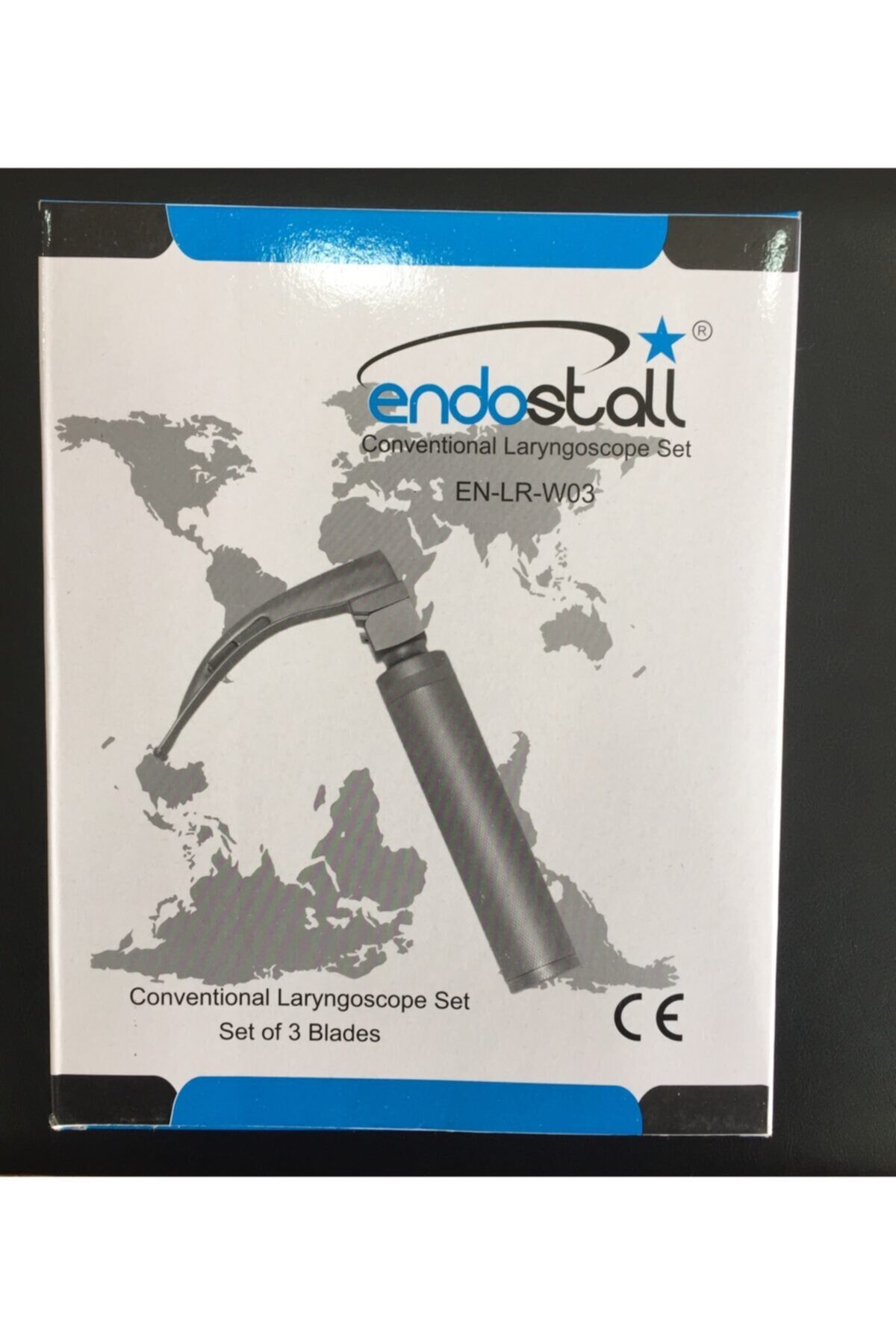 Endostall Laringaskop Seti 3-Blade