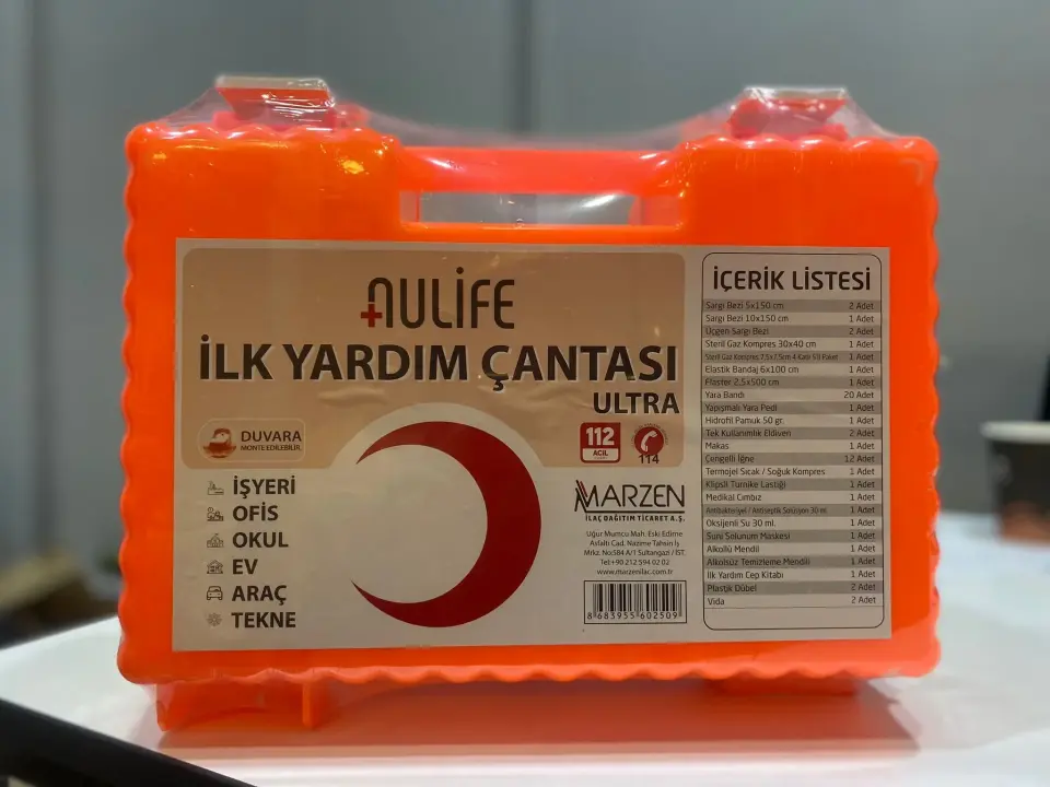 Nulife İlk Yardım Çantası Ultra-126 Parça Duvara Monte Plastik