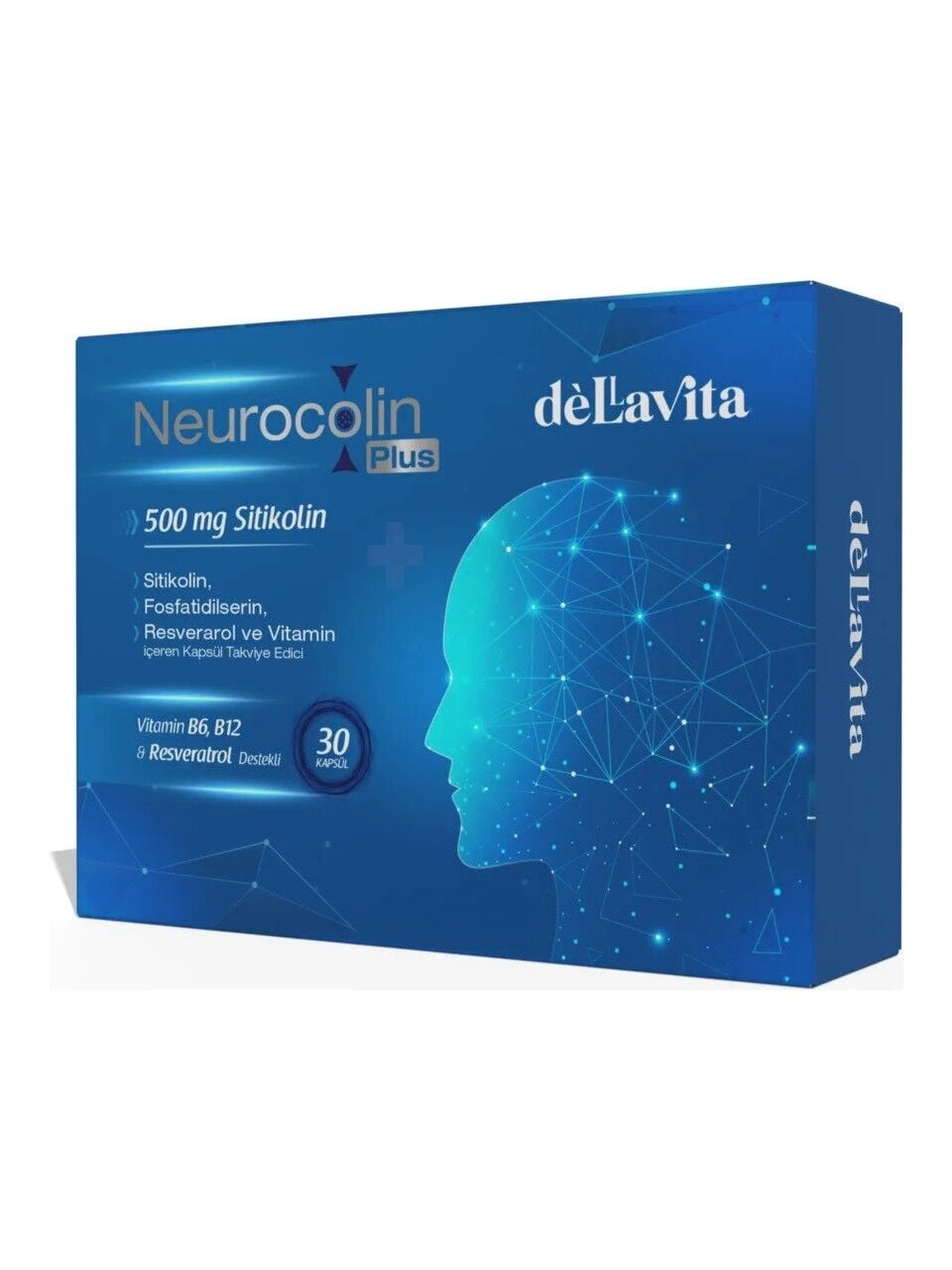 DELLAVİTA NEUROCOLİN PLUS 500MG SİTİKOLİN TAKVİYESİ