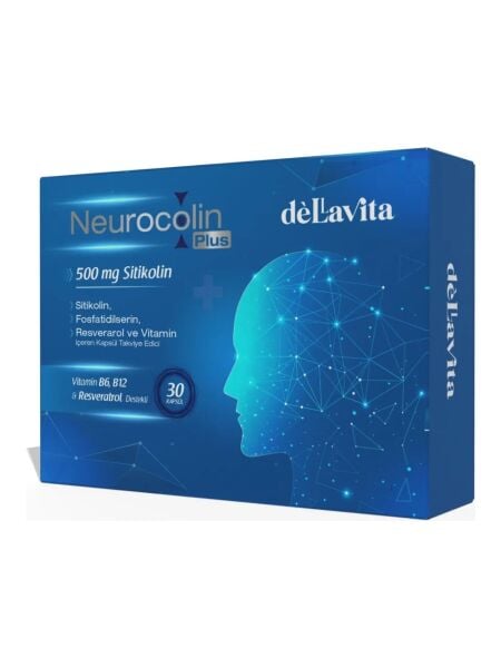 DELLAVİTA NEUROCOLİN PLUS 500MG SİTİKOLİN TAKVİYESİ