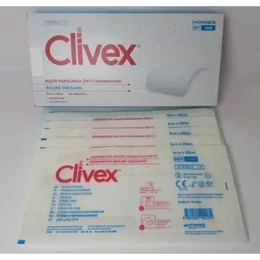 Clivex Su Geçirmez Pedli 9x10cm (1 Adet)