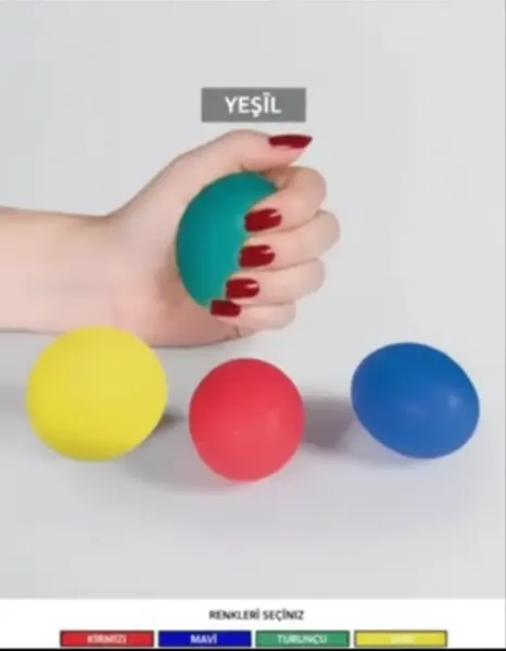 FixFlex Silikon El Egzersiz Topu SARI (Çok Yumuşak)