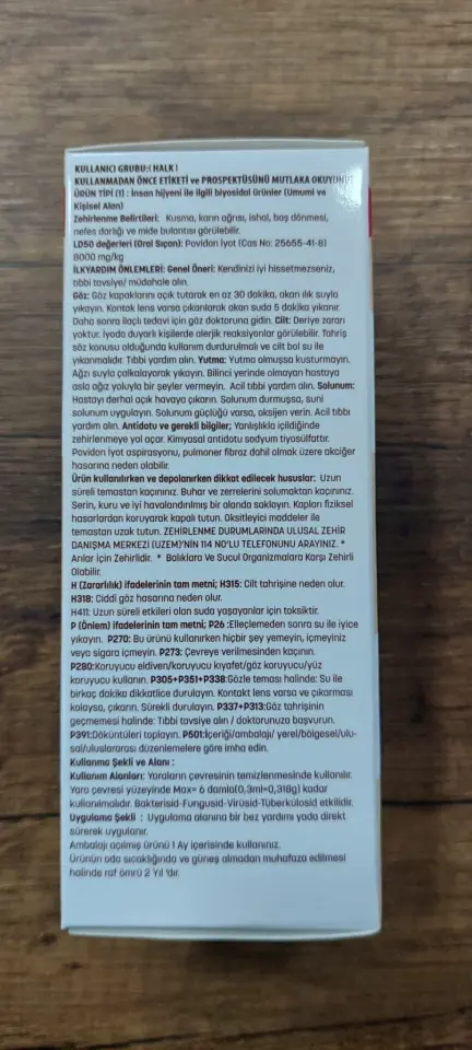 Batikon/İsosol/Poviofix 100 ML