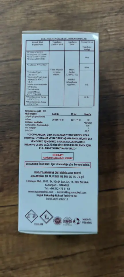 Aqua Batikon/Isosol/Poviofix 100 Ml