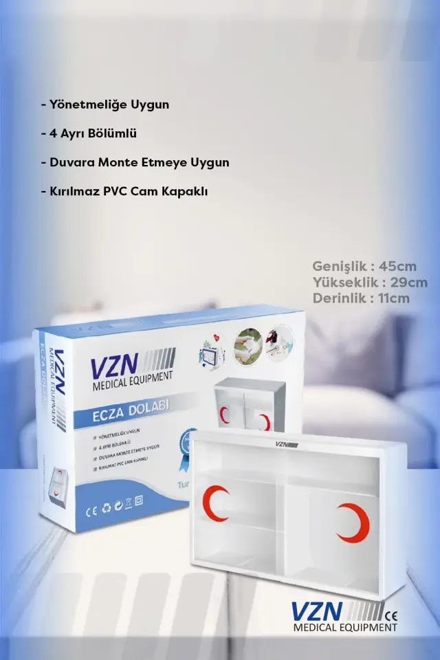 VZN Ecza Dolabı Plastik