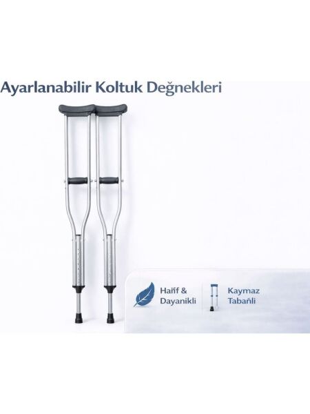 Koltuk Altı Değneği Yerli (Tek) M