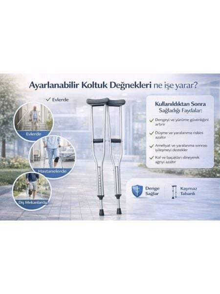 Koltuk Altı Değneği Yerli (ADET) S
